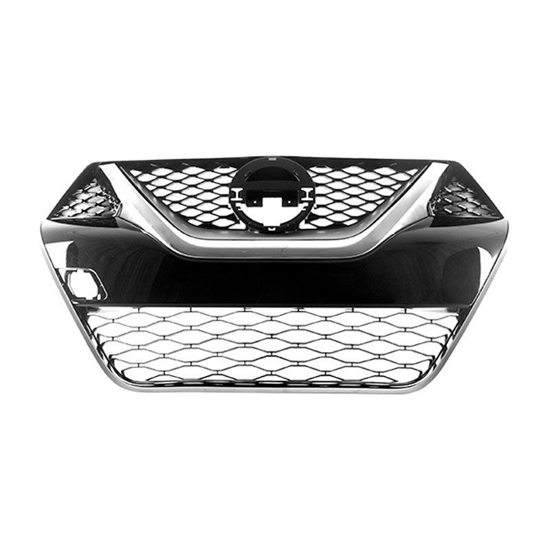  Grille Painted Black/Silver w/ Chrome Molding