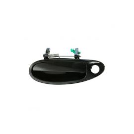 Front Door Handle Outside Smooth Black - LH