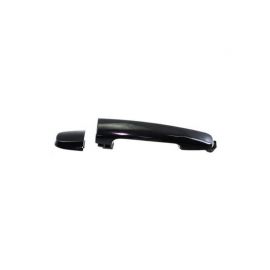 Front Door Handle Outside Black w/ Cover w/o Hole - RH