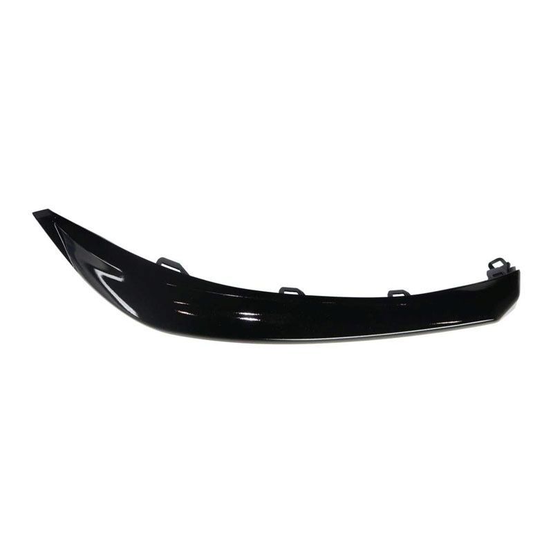  Front Bumper Moulding Lower Outer Painted Black - LH