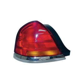 Tail Lamp w/o Sport 4 Bulb Red / Amber Lens - LH