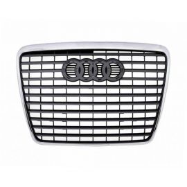 Grill Assembly Silver w/ Chrome Molding