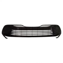 Front Bumper Grille Painted Silver/Black