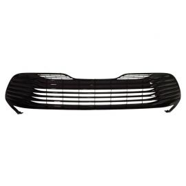 Front Bumper Grille Painted Silver/Black