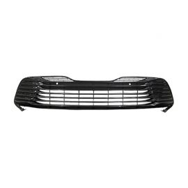 Front Bumper Grille Painted Silver/Gray