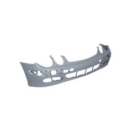 Front Bumper Primed Grey w/o Head Lamp Washers